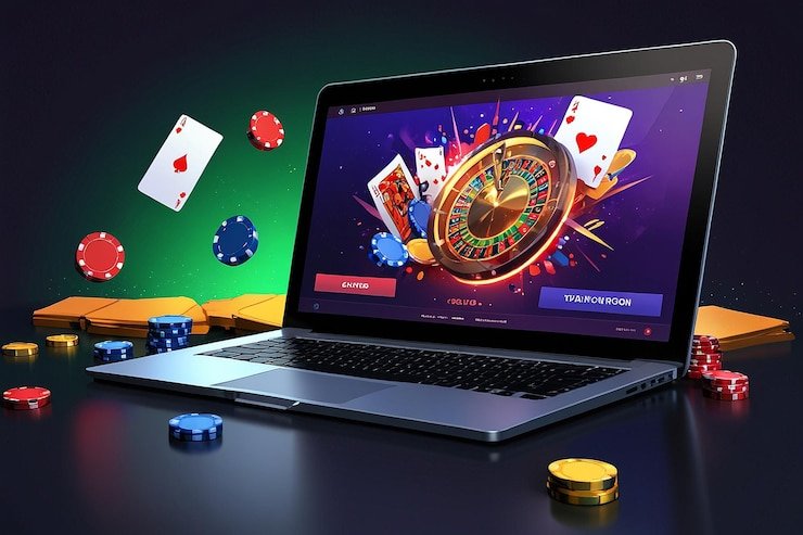 Ilustrasi berbagai kategori hiburan sportif dan casino dalam cuan123 yang beragam dan lengkap